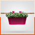 DIA Hanging Metal Pot Holders / Planters for Home / Balcony / Garden | Pink